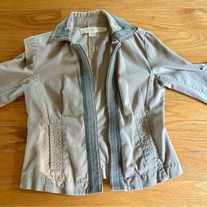 J. Crew Light Gray Utility Jacket